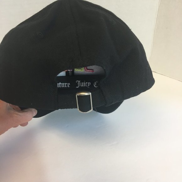 Juicy Couture Baseball Cap Colorful Embroidered Spellout Rainbow Logo Retro Y2K - Picture 4 of 7